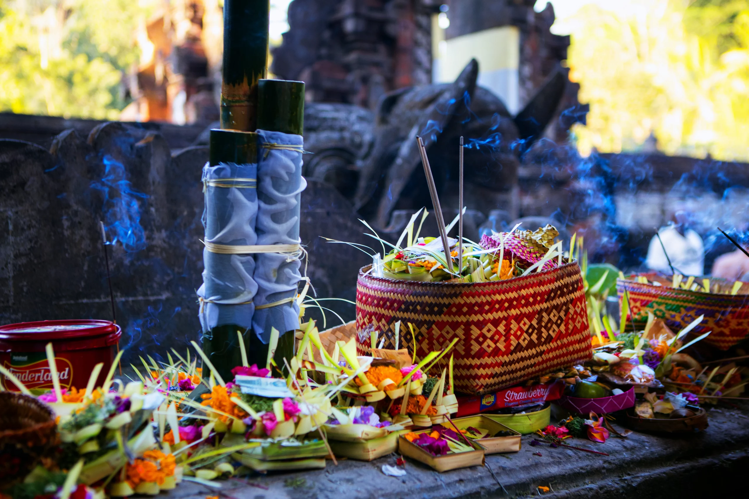 Balinese offerings