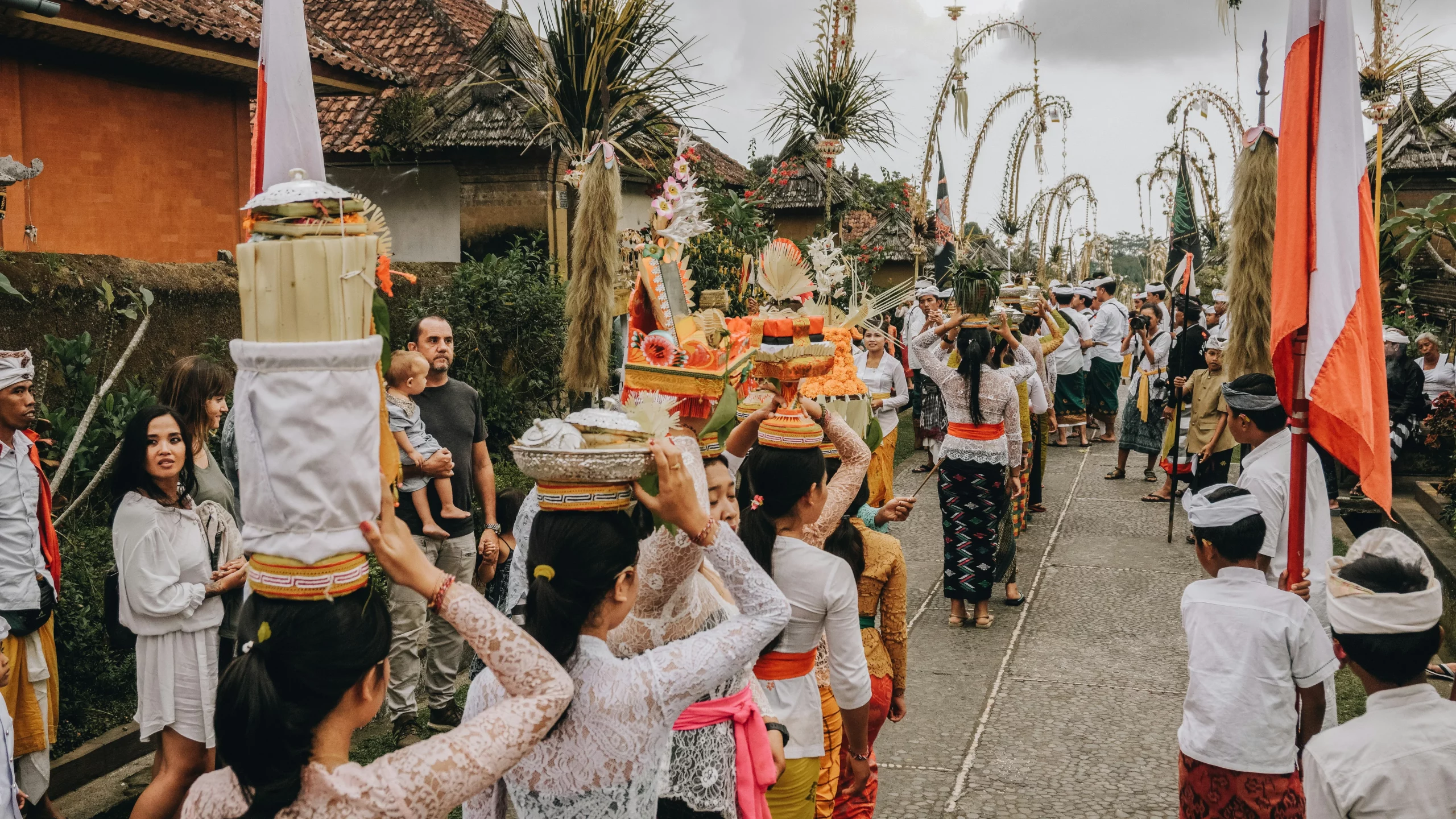 celebrating Galungan and Kuningan Day